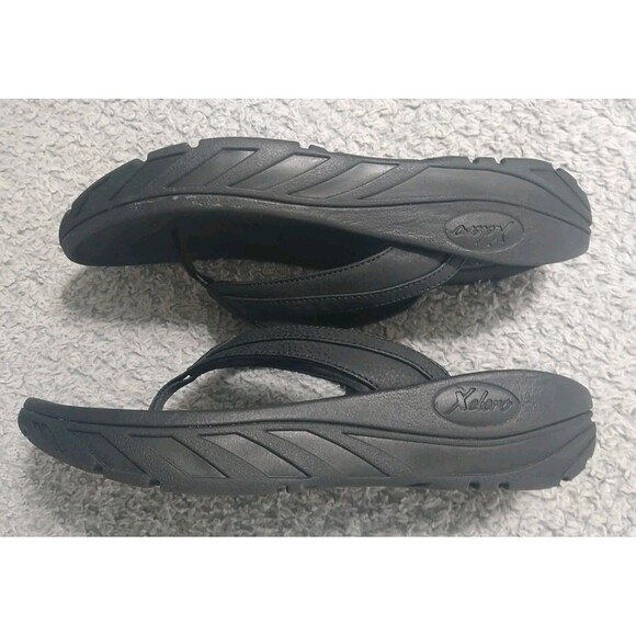 Xelero Ladies Flip Flop Sandals Black Size 9 - Picture 1 of 13